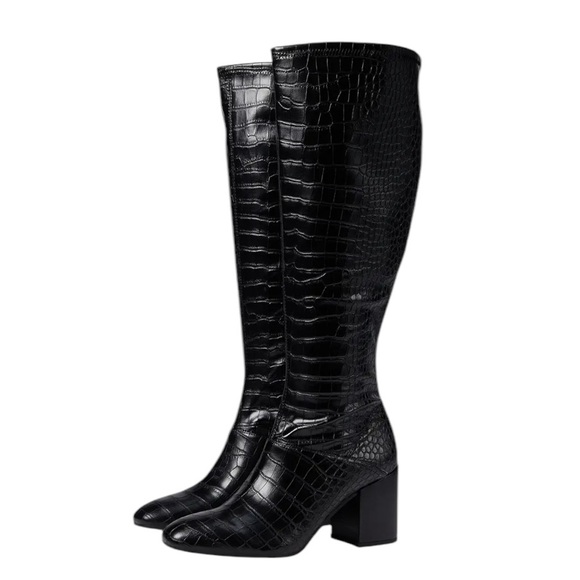 Franco Sarto Tribute Crocco Knee High Boots - Picture 1 of 6